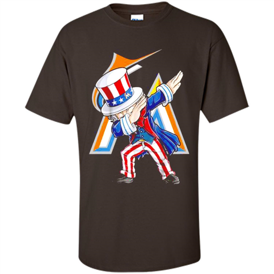MLB MIAMI MARLINS UNCLE SAM DABBING INDEPENDENCE DAY