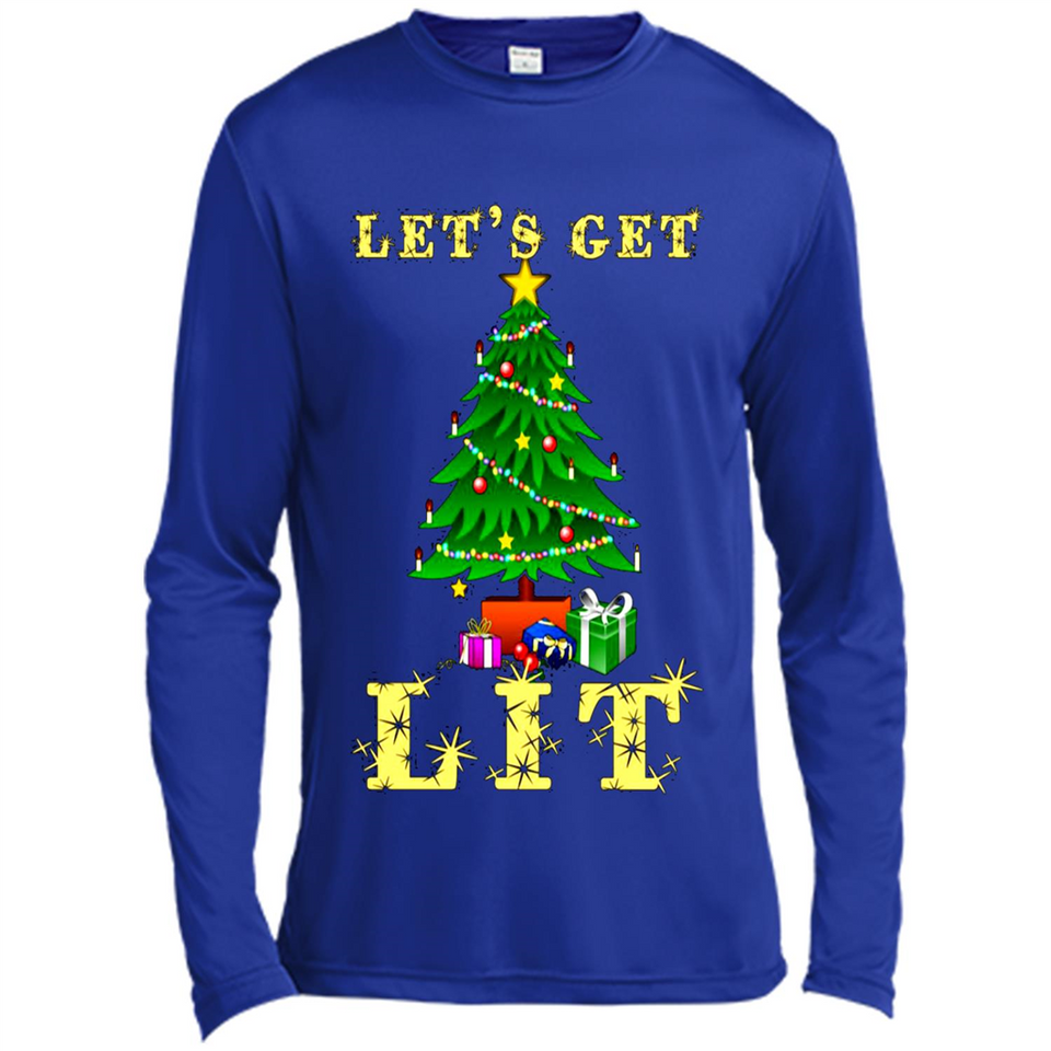 Let’s Get Lit Christmas Drinking sweater PINGPONG