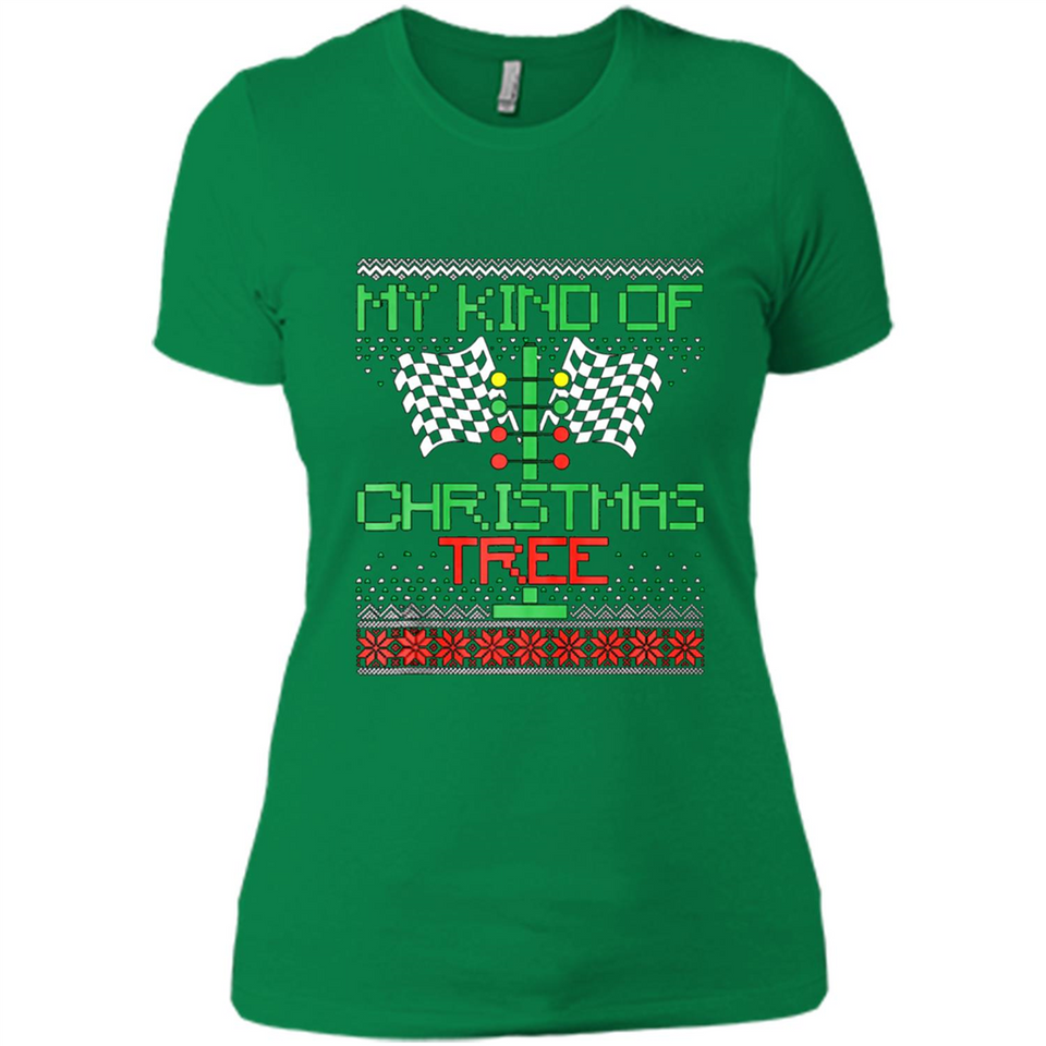 Funny Drag Racing Ugly Christmas Holiday Tree PING PONG