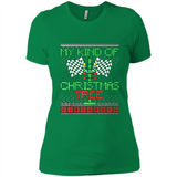 Funny Drag Racing Ugly Christmas Holiday Tree PING PONG