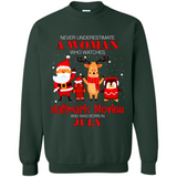Never Underestimate A July Woman Watches Hallmark Movies Sweatshirt PINGPONG