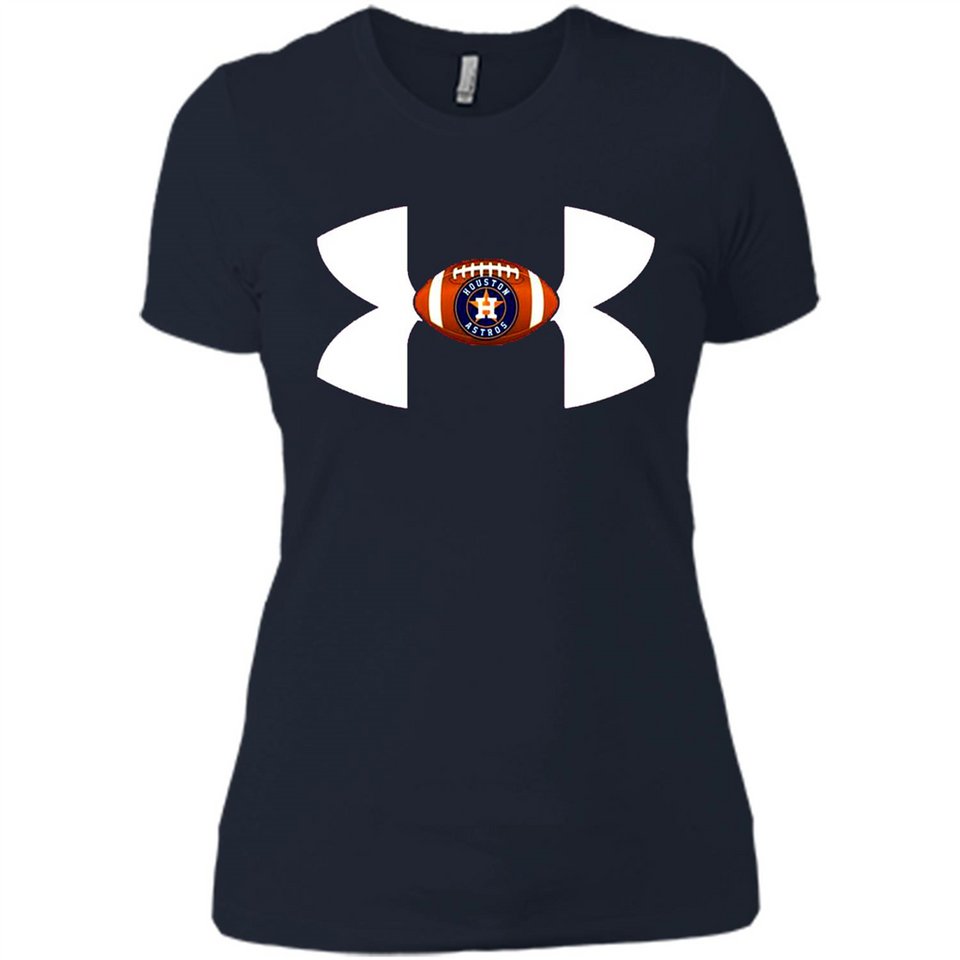 Houston Astros Under Armour Logo - Ladies' Boyfriend T-Shirt