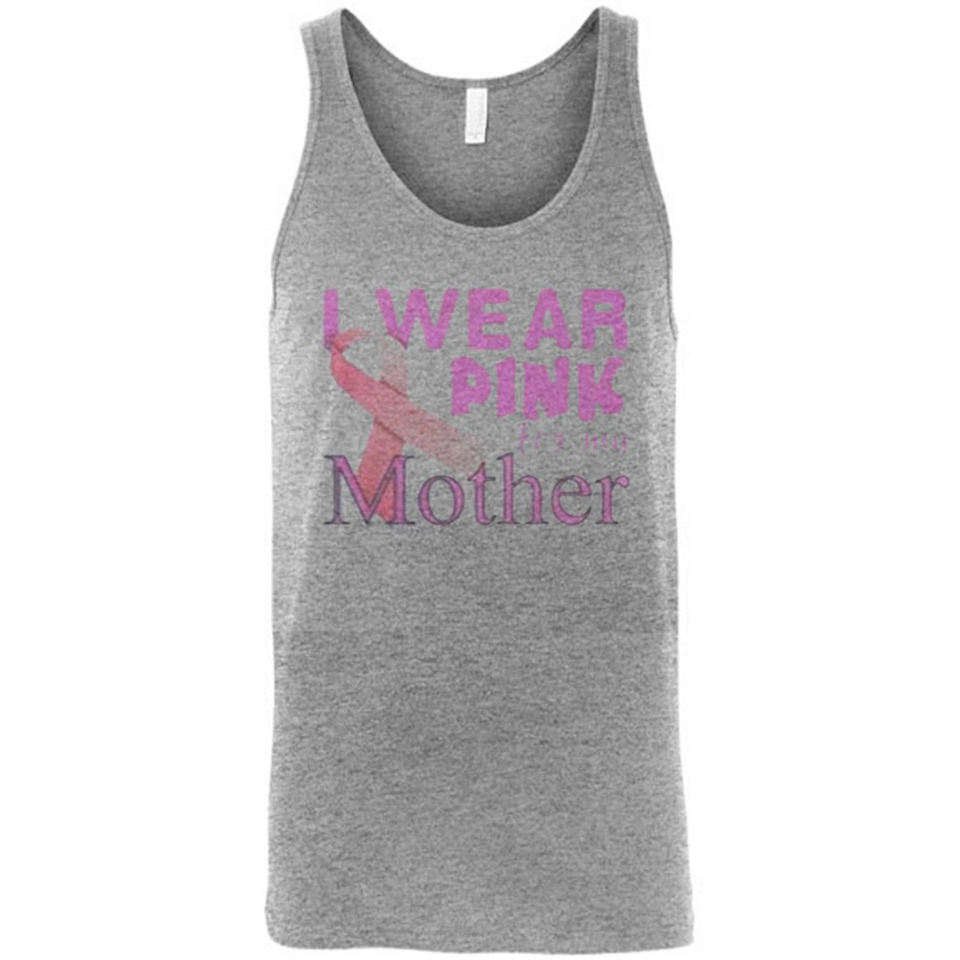 Breast cancer awareness mother - Canvas Unisex Tank