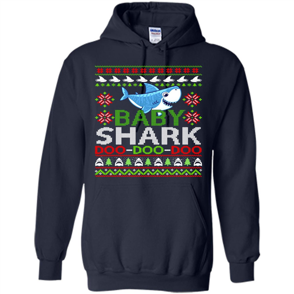 Baby shark Doo Doo Doo Christmas - Hoodie
