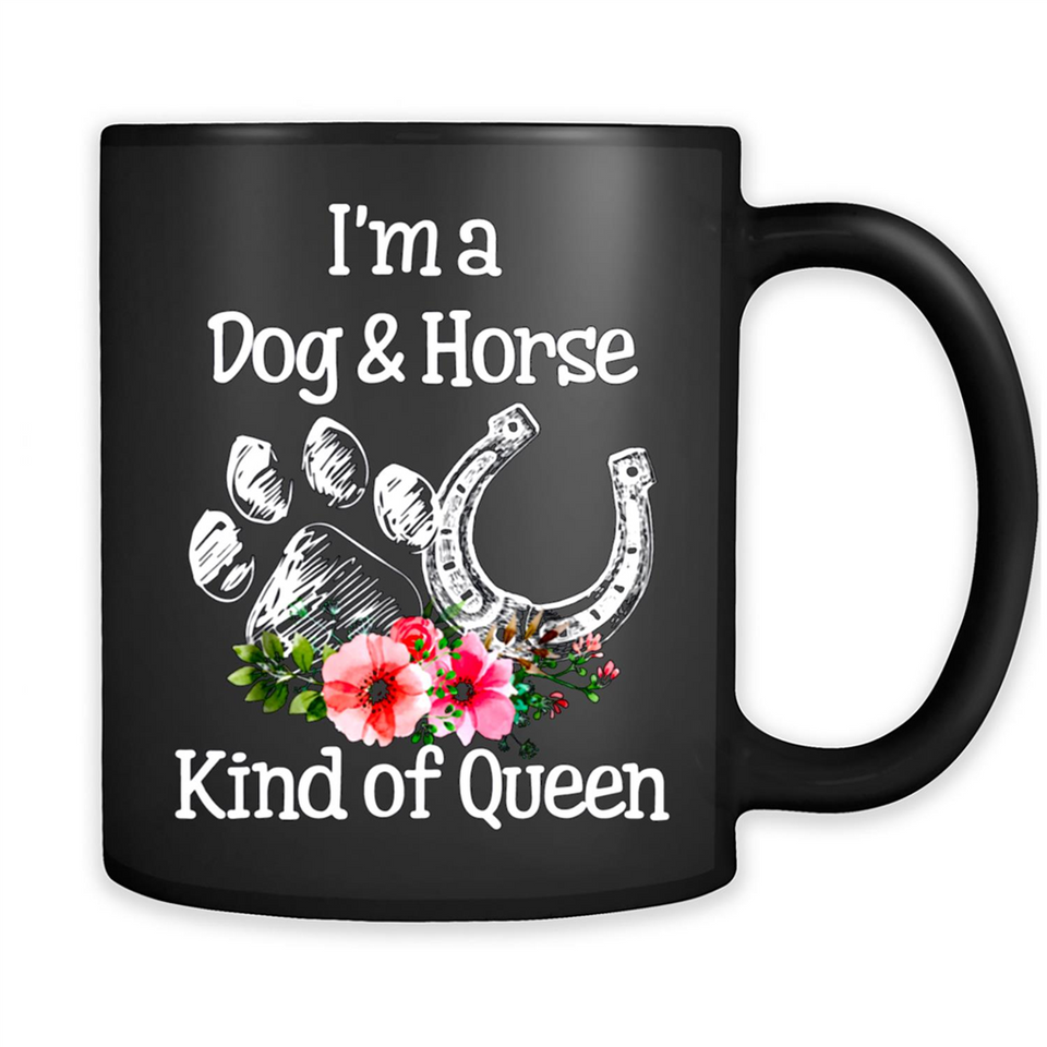 I'm A Dog & Horse Shirt Animal Lover Gift