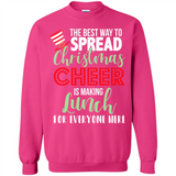 Spread Christmas Cheer Lunch Family Xmas Gift Ls - Sweatshirt