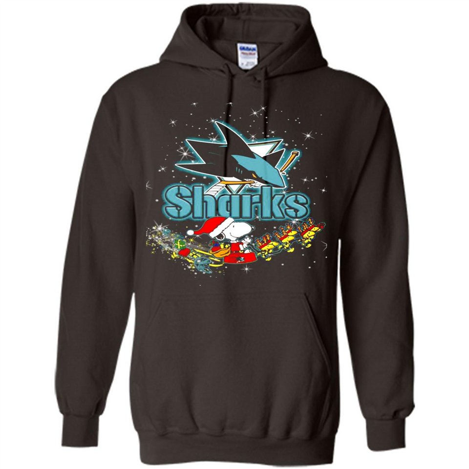 Snoopy Christmas San Jose Sharks - Hoodie