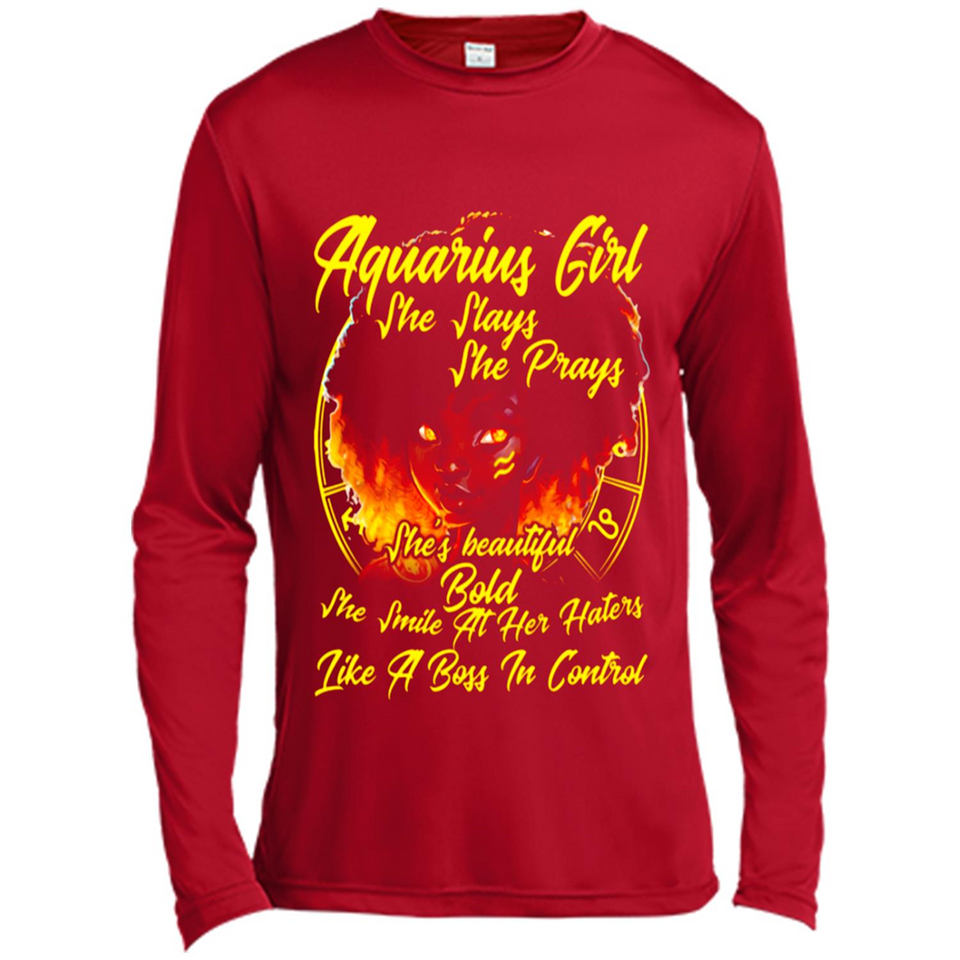 Aquarius Girl She Slays She Prays Zodiac Sign PINGPONG