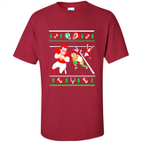 Santa vs Deer Football Ugly Christmas PINGPONG