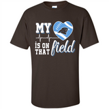 Carolina Panthers Football My Heart is on that Field - Shirt