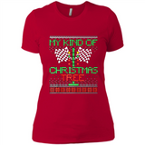 Funny Drag Racing Ugly Christmas Holiday Tree PING PONG