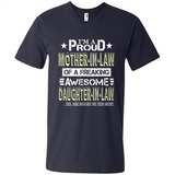 I'm A Proud Mother In Law Of A Freaking Awesome Daughter - Men's V-Neck