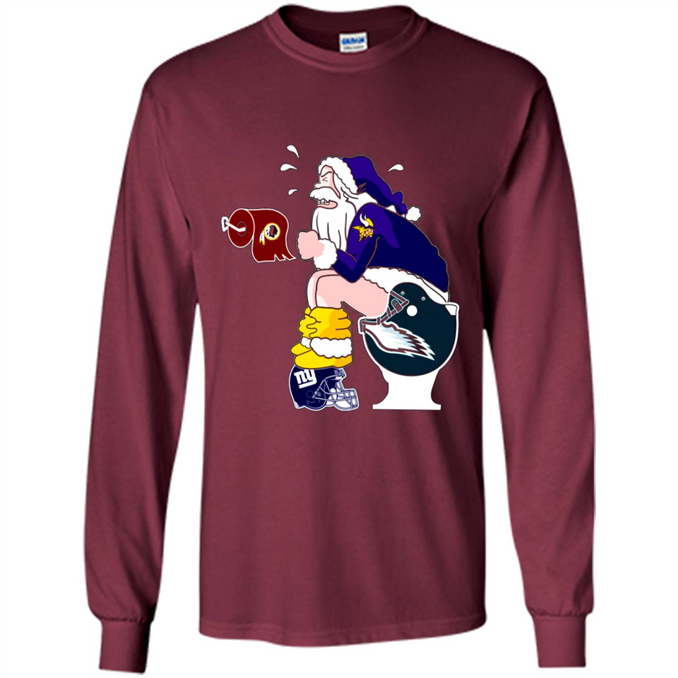Minnesota Vikings Toilet Santa Claus PINGPONG