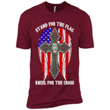 Dallas Stars - stand for the flag kneel for the cross