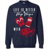 LIFE IS BETTER IN FLIP FLOPS WITH DR PEPPER