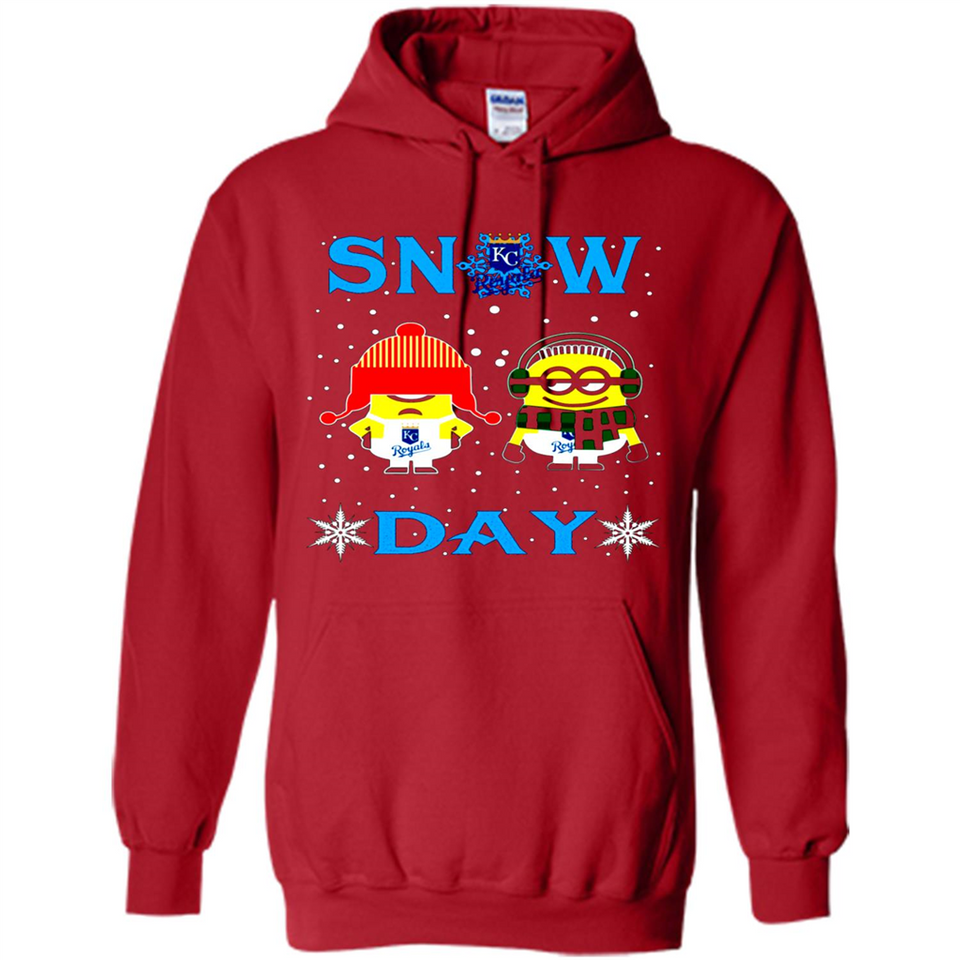 Snow Day Shirt For Kansas City Royals Vs Minion Fans pingpong