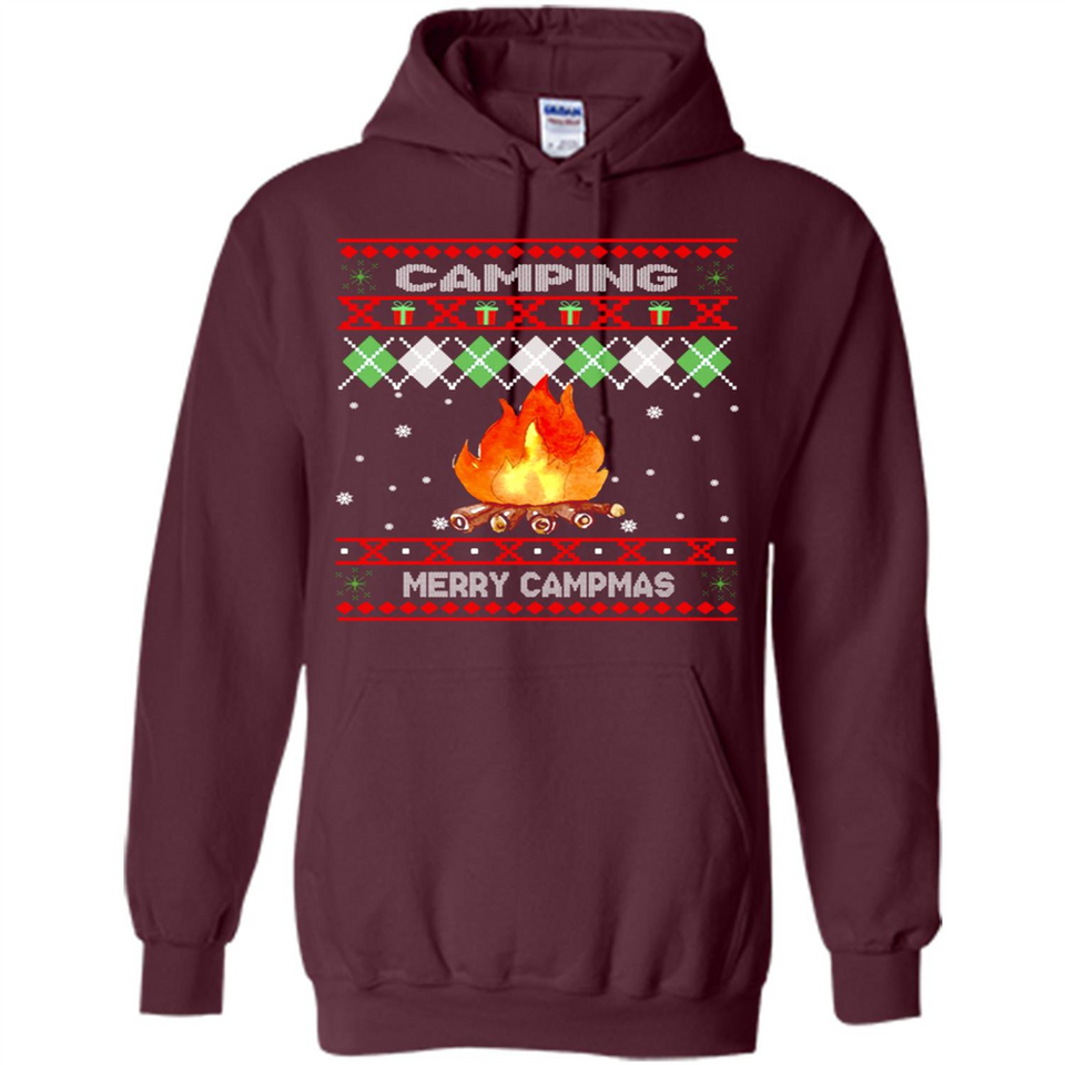 Merry Campmas Ugly Christmas - Hoodie