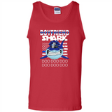 Police boyfriend Shark Blue Line Tee