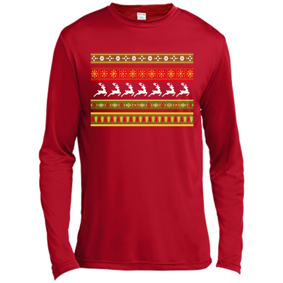 Ugly Christmas Funny Festive - Canvas Long Sleeve T-Shirt