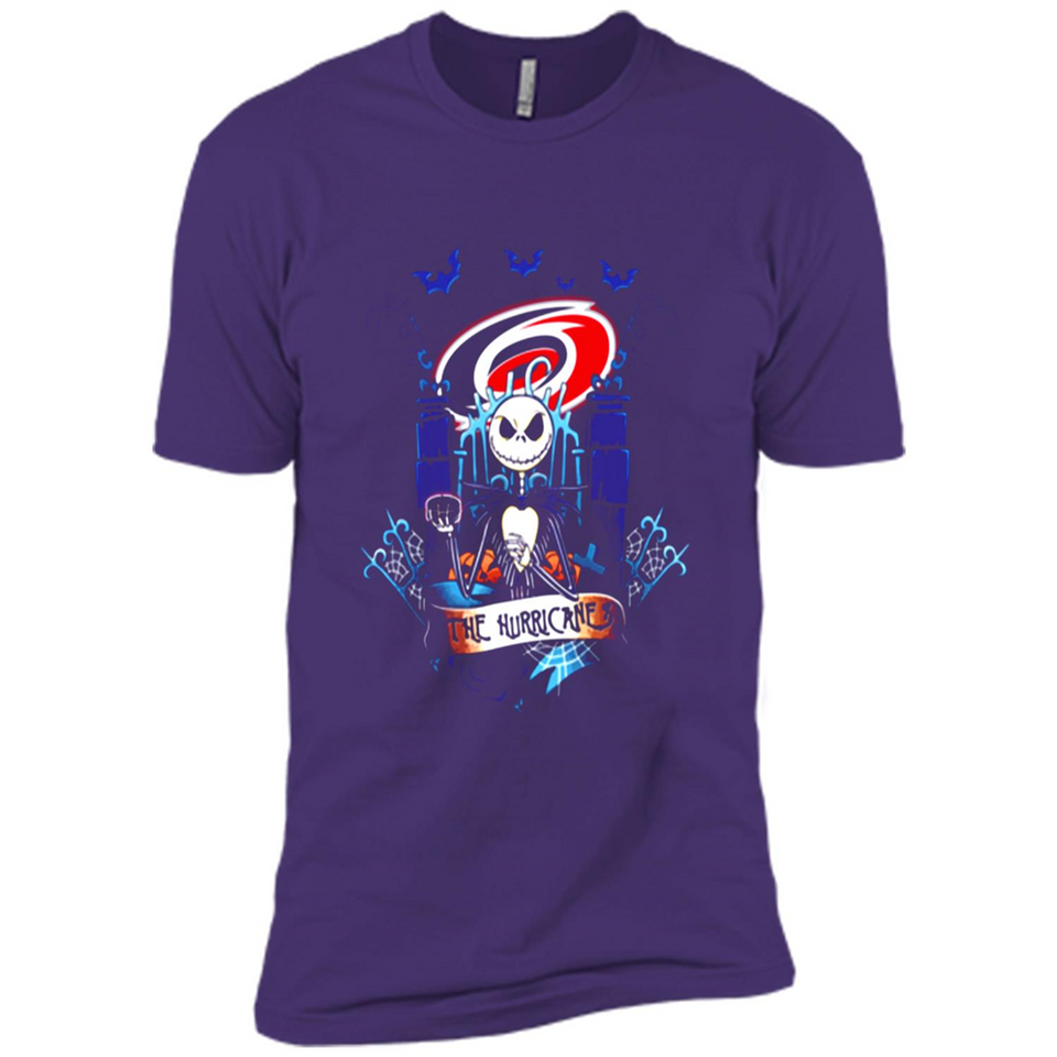 Carolina Hurricanes Halloween The Nightmare Before Christmas - Premium Short Sleeve T-Shirt