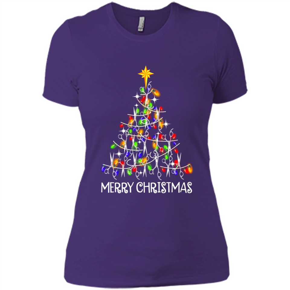 Hairstylist Merry Christmas Hairstylist Scissors Christmas Tree PING PONG