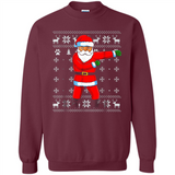 Flossing Santa Christmas Ugly Sweater Style Pajama Xmas Gift - Sweatshirt