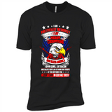 I Am Politically Incorrect I Say Merry Christmas America - Premium Short Sleeve T-Shirt