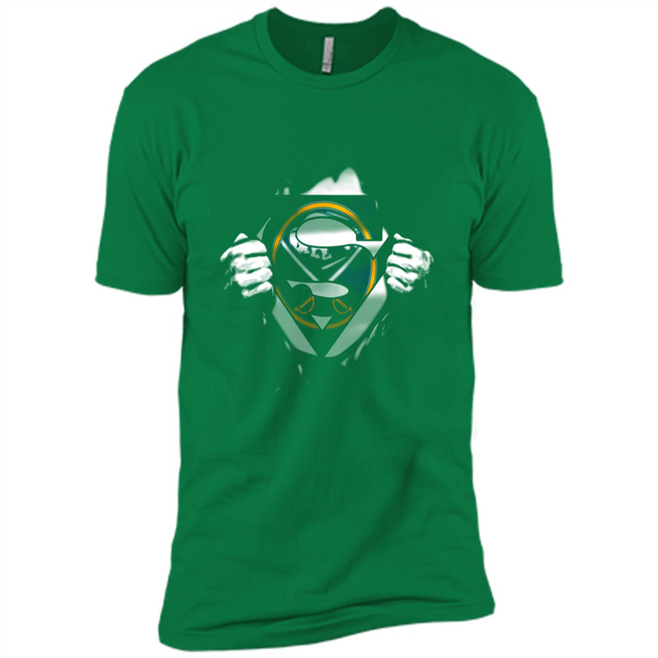 Buffalo Sabres And Superman Fans - Premium Short Sleeve T-Shirt