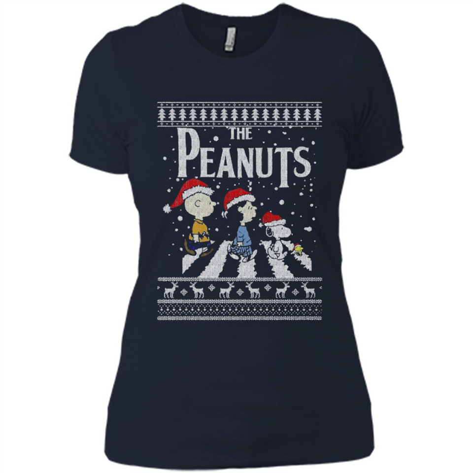 Snoopy Peanuts Ugly Christmas - Ladies' Boyfriend T-Shirt