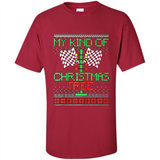 Funny Drag Racing Ugly Christmas Holiday Tree PING PONG