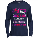 Trucker’s Wife Good Men Still Exist I Know Because I Married One - Canvas Long Sleeve T-Shirt