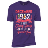 December 1982 36 Years Of Being Classy Sassy - Premium Short Sleeve T-Shirt