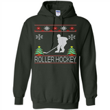 roller hockey Christmas ugly