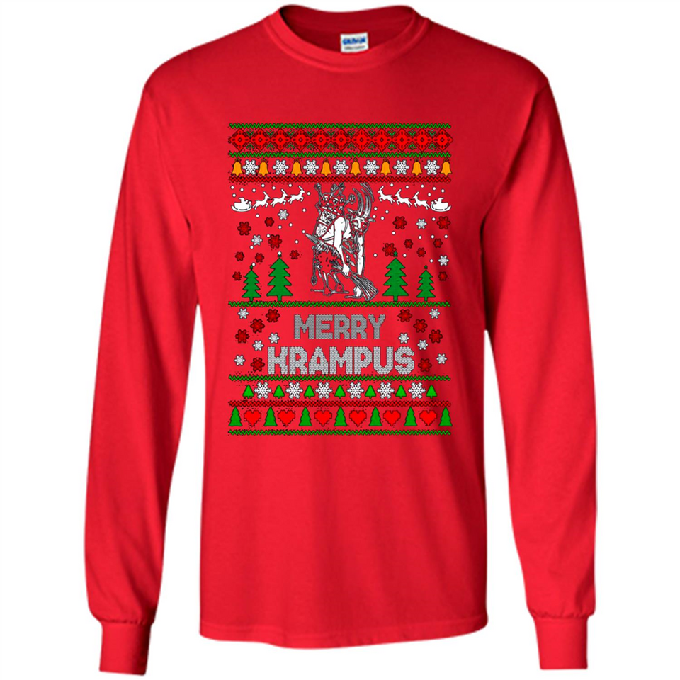 Merry Krampus Christmas sweatshirt PINGPONG