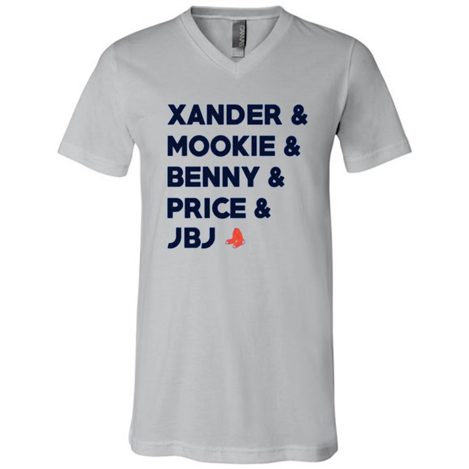 Baseball Favorite Players - Canvas Unisex V-Neck