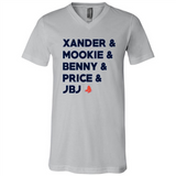 Baseball Favorite Players - Canvas Unisex V-Neck
