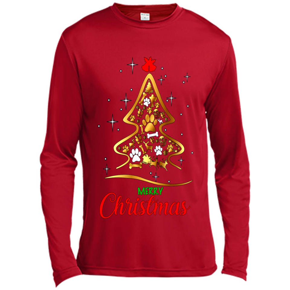 Merry Christmas Dogs Christmas Tree PING PONG