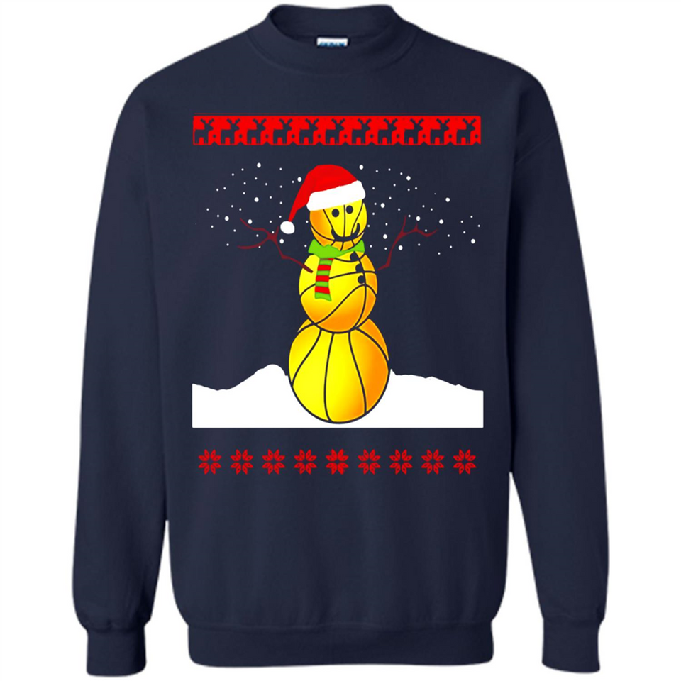 Basketball Santa Funny Christmas - Sweatshirt
