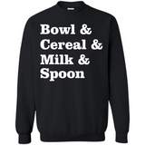Tasty Cereal Recipe Bowl Milk Spoon