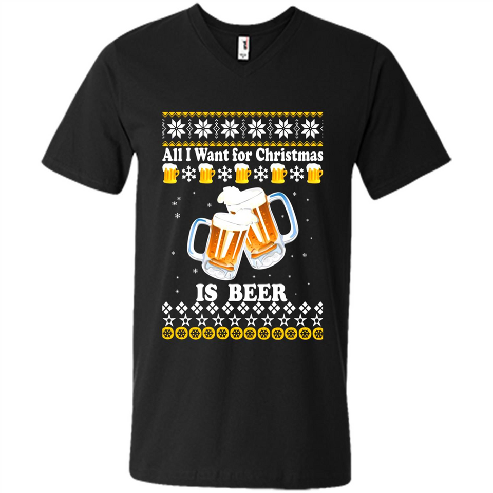 All I want for Christmas is Beer sweater - Men's V-Neck