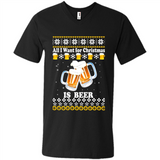 All I want for Christmas is Beer sweater - Men's V-Neck