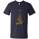 Music Note Christmas Tree Xmas Music Lover Mug PINGPONG - Men's V-Neck