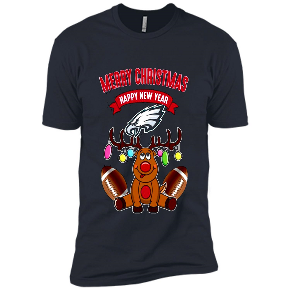 Philadelphia Eagles NFL Reindeer Funny Merry Christmas And Happy New Year