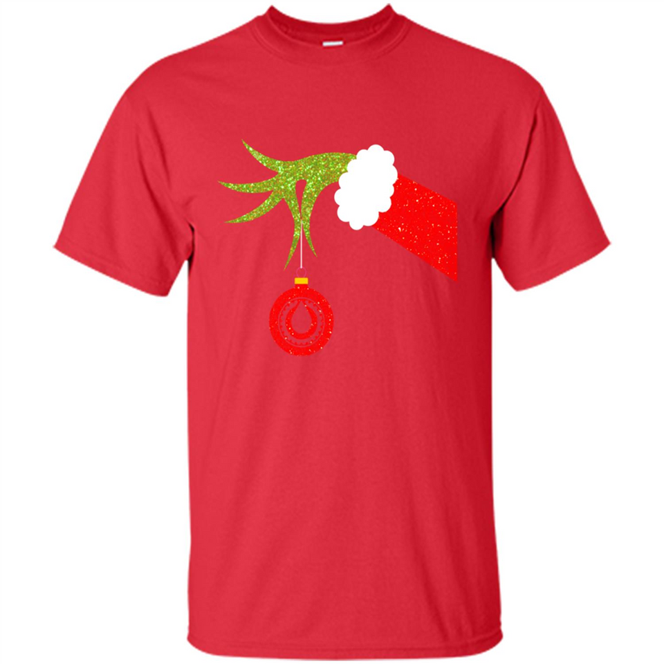 Funny Grinch Hand Holding Oiler Ornament Christmas PING PONG