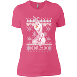 Olaf frozen ugly christmas sweater - Ladies' Boyfriend T-Shirt