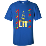 Funny Lets Get Lit Christmas Tree - Shirt