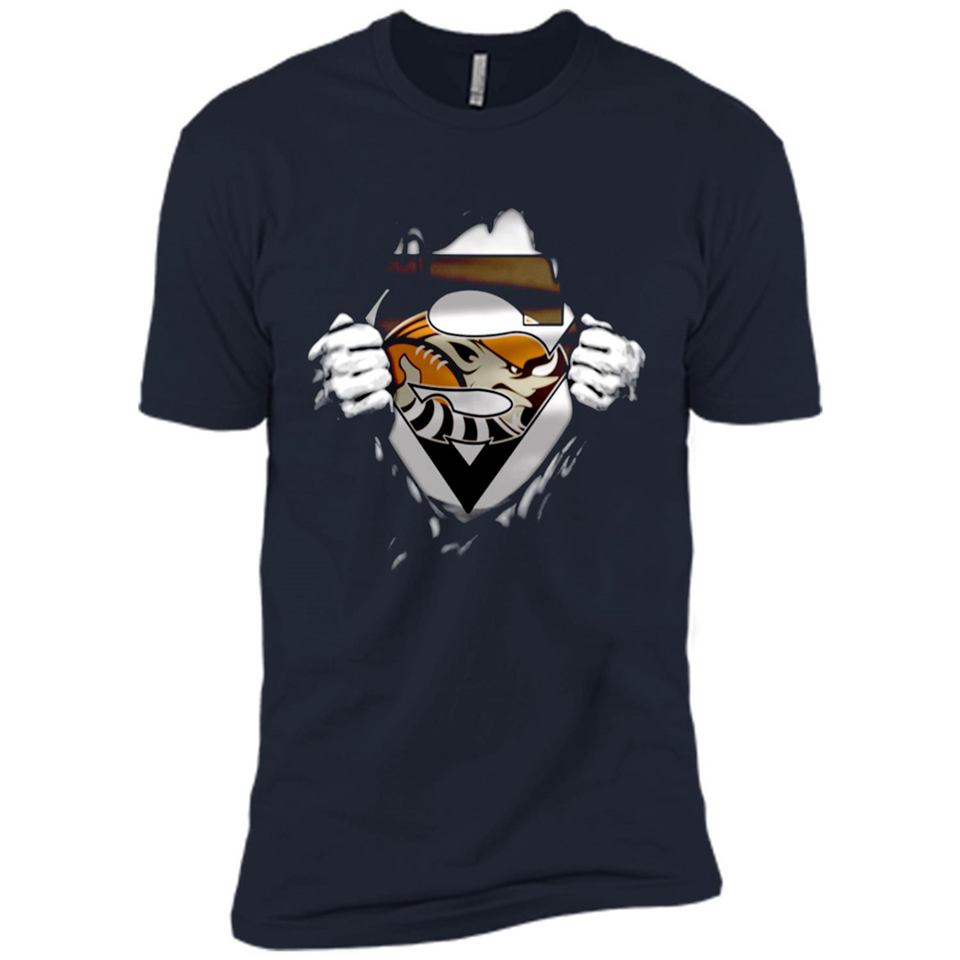 Cleveland Browns And Superman Fans - Premium Short Sleeve T-Shirt