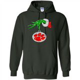 Amazing tee Clemson Tigers Glitter Grinch Monogram Ornament Christmas Gift - Hoodie