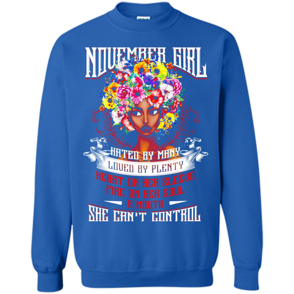 November Girl Flower - Sweatshirt