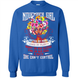 November Girl Flower - Sweatshirt